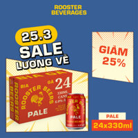 Bia thủ công | Rooster Beers Pale (Bia Gà Pale) thùng 24 lon