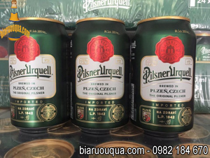 Bia Tiệp Pilsner Urquell - Thùng 24, lon 330ml