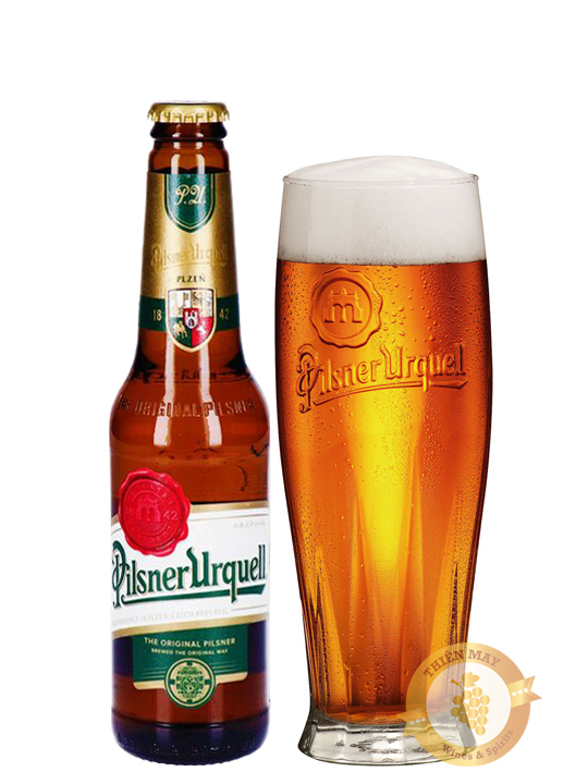 Bia Tiệp Pilsner Urquell 4.4% Thùng 24, chai 330ml