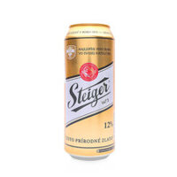 Bia Tiệp Steiger vàng 12° Gold Lager – lon 500ml