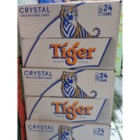 Bia tiger BẠC  lon cao.thùng 24 lon 330m