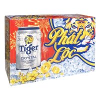 Bia Tiger bạc thùng 24 lon