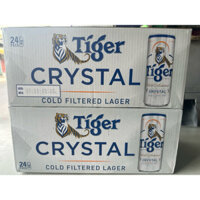 Bia Tiger bạc-Tiger crystal(thùng 24 lon,330ml/lon