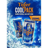 Bia Tiger Coolpack Limited Edition 250ml x 24 lon