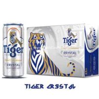 Bia Tiger Crystal 4.6%vol lon 500 ml nhập khẩu Hà Lan