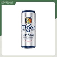Bia Tiger Crystal bạc 330ml