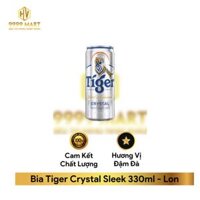 Bia Tiger Crystal Sleek 330ml