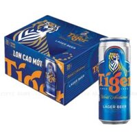 Bia Tiger Nâu, Lager Beer, 5% (330ml) - TIGER