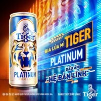 Bia Tiger Platinum Wheat Lager lon 330ml