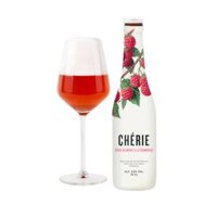 Bia trái cây Bỉ Cherie Framboise (mâm xôi) 3,5% - Chai 330ml - Thùng 24