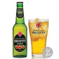 Bia Trái Cây Bruntys Cider Hương Táo – 4.5% – Chai 330ml – Thùng 24 Chai