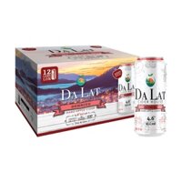 Bia trái cây - Đà Lạt Cider - Vị Hỗn Hợp Dâu - 1 Thùng 12 lon 330ml