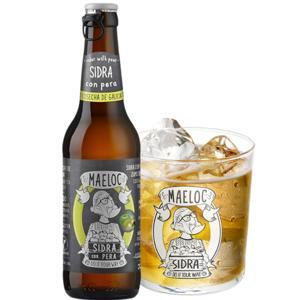 Bia trái cây Maeloc táo lê 4.0% Chai 330ml