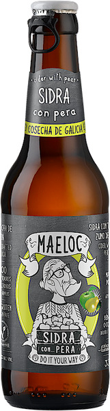 Bia trái cây Maeloc táo lê 4.0% Chai 330ml