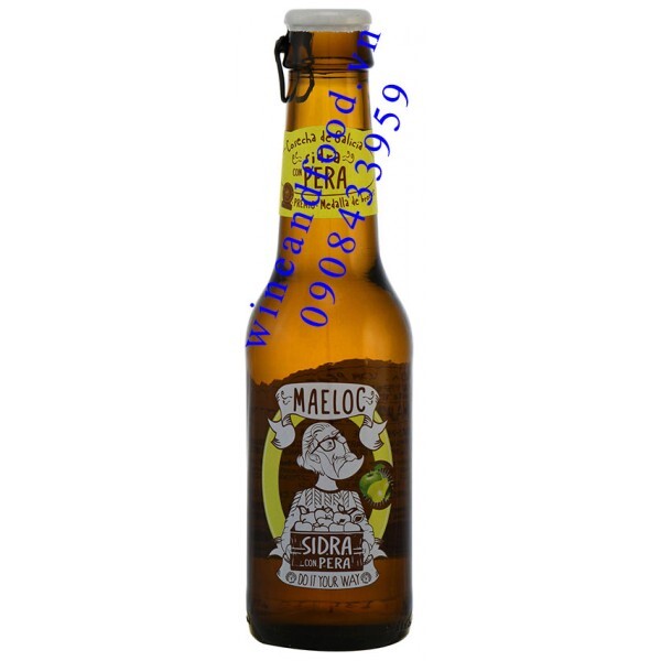 Bia trái cây Maeloc táo lê 4.0% Chai 330ml