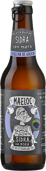 Bia trái cây Maeloc táo mâm xôi 4.0% Chai 330ml
