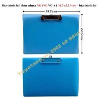 Bìa trình ký đơn nhựa NGANG VC A4 31.7x22.5cm - bìa trình kí