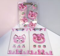 Bìa trình ký mica A4 trong hình gấu