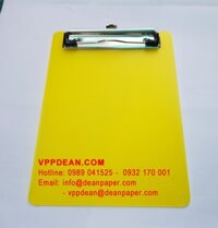 Bìa trình ký nhựa A5 1812 (5005) màu vàng