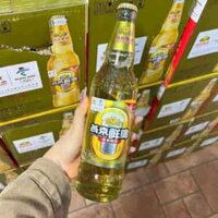 Bia Trung Quốc Yanjing nhãn vàng chai 500 ml nguyên thùng 12 chai