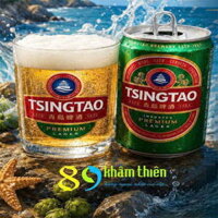 Bia Tsingtao Lager Premium 200ml 4.7% vol Thùng 24 lon