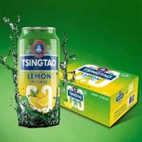 Bia Tsingtao Lemon Hà Nội 0.09% vol Thùng 24 lon 330ml