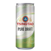 Bia Tsingtao Pure Draft 4.3% vol Thùng 24 Lon x 500ml