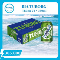 Bia Tuborg thùng 24 lon – 330ml/lon