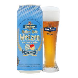 Bia Tucher Helles Hefeweizen 5.2% - Lon 500ml
