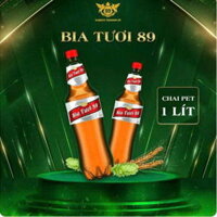 Bia Tươi 89 Chai PET 1 Lít