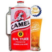 Bia tươi Camel Premium 4.5% – Thùng 4 Bình 2 lít
