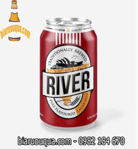 Bia Úc nhập khẩu River đỏ 4% thùng 24 lon 330ml
