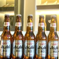 Bia vàng chai Asahi 5% 330ml