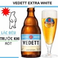 Bia Vedett Extra White Bỉ 4.7% vol chai 330ml thùng 24 chai