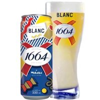 Bia VN 1664 Blanc Xuân 2026 5,0% - Lon 330ml - Thùng 24