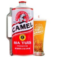 Bia VN Camel Premium 4,9% - Bình 2L - Thùng 4