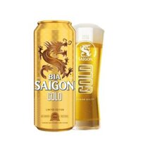 Bia VN Sài Gòn Gold 5,0% - Lon 330ml - Thùng 18