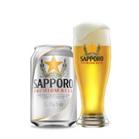Bia VN Saporo 5,0% - Lon 330ml - Thùng 24