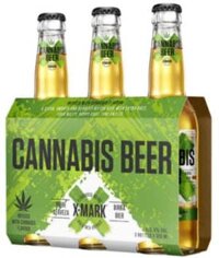 Bia X-Mark Cannabis Pháp 4.8%vol chai 330ml xách 12 chai và 24 chai