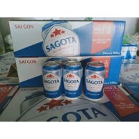 Bian Lon Không cồn Sagota 330ml-  Set 6 lon