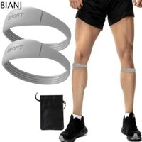BIANJ Silicone Dây đeo đầu gối gân bánh chè Bảo vệ đầu gối Thoải mái Băng bảo vệ xương bánh chè Bảo vệ chấn thương khớp Bảo vệ khớp Nẹp đầu gối thể thao Thể thao ngoài trời