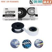 Bibbon mực in MAX LM-IR300WRS màu trắng 50M sử dụng in ống