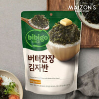 [Bibigo] Sốt đậu nành bơ Hàn Quốc Flakes Rong biển 50g – Savory & Crispy Gim