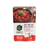 Bibigo Xốt Ướp Thịt Bulgogi - Vị ớt Cay 80gr (10 gói)