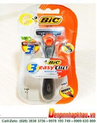 BIC 3 EASY CLIC, Dao cạo râu BIC 3 EASY CLIC ( Vỉ 1 cây dao cạo 3 lưỡi)