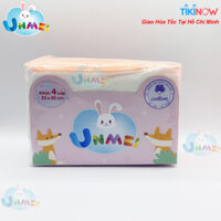 Bịch 10 Chiếc Khăn Xô, Khăn sữa 4 Lớp xuất Nhật Unmei 100 cotton 25x35cm