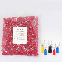 [Bịch 1000 cái] Đầu cos chỉa bọc nhựa, đầu cos chữ y, cos y đầy đủ kích thước SV1.25-3.2 ~ 5.5-6.