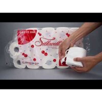 Bích 15 cuộn giấy vệ sinh 3 lớp Silkwell cao câp