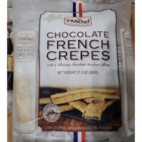 Bịch 20 Cái Bánh Cuộn Socola ST Michel Chocolates French Crepes (600g) - Pháp (Bịch)