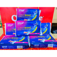 Bịch 6 gói Băng Vệ Sinh Diana Super Night 35cm Có Cánh Ban Đêm